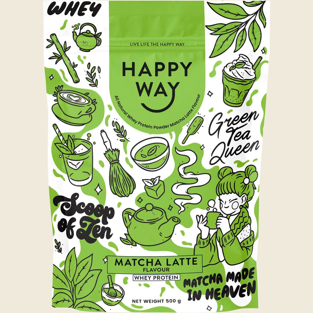 Whey Protein Powder Matcha Latte 500g