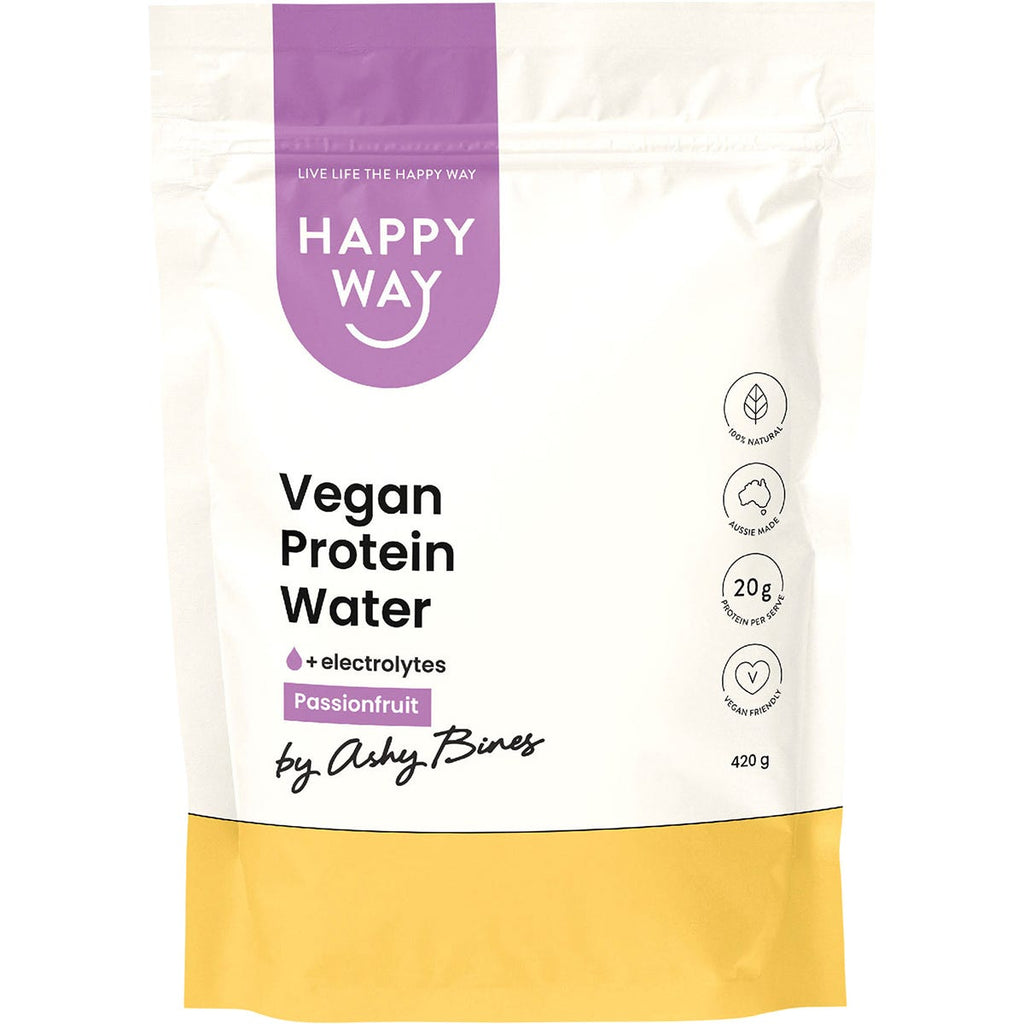 Ashy Bines Vegan Protein Water Passionfruit 420g