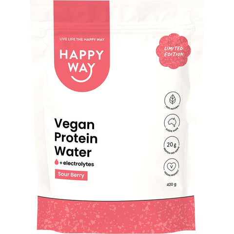 Vegan Protein Water Powder Sour Berry 420g