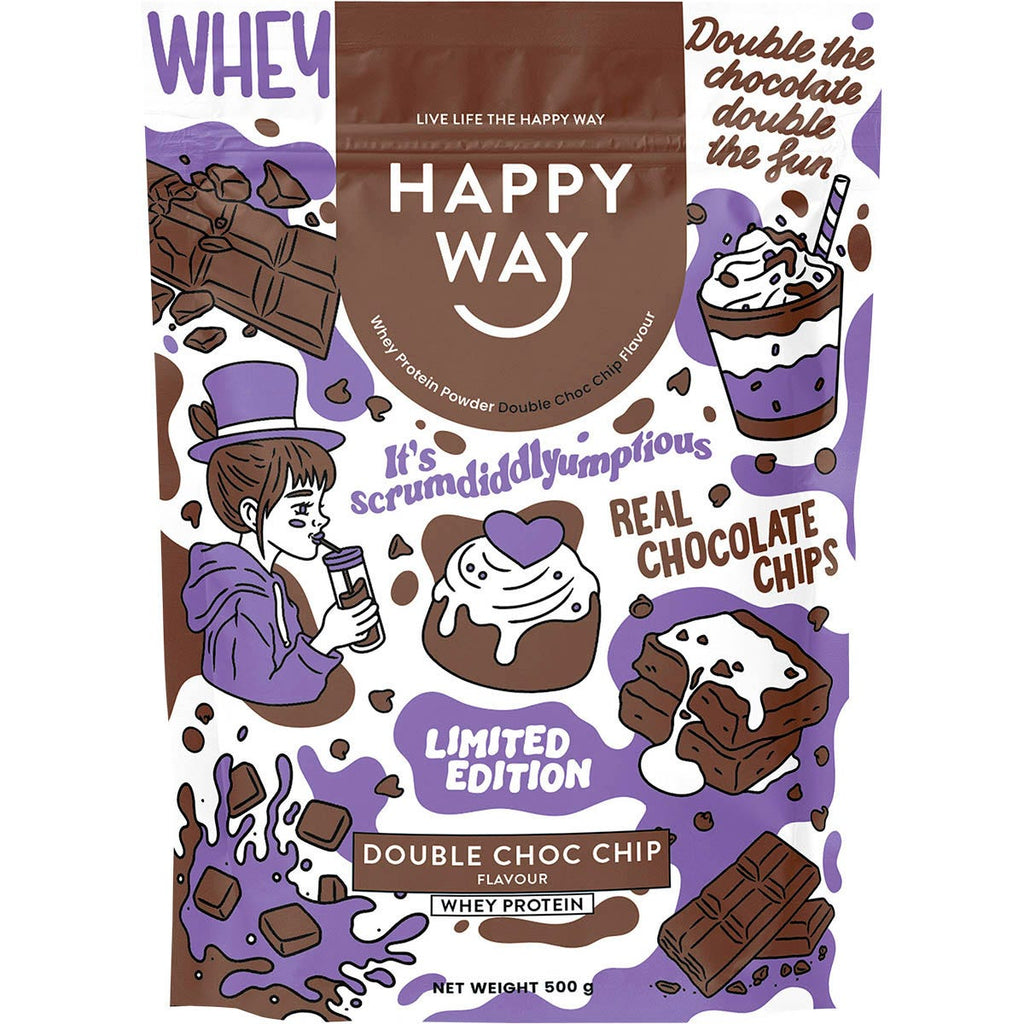 Whey Protein Powder Double Choc Chip 500g