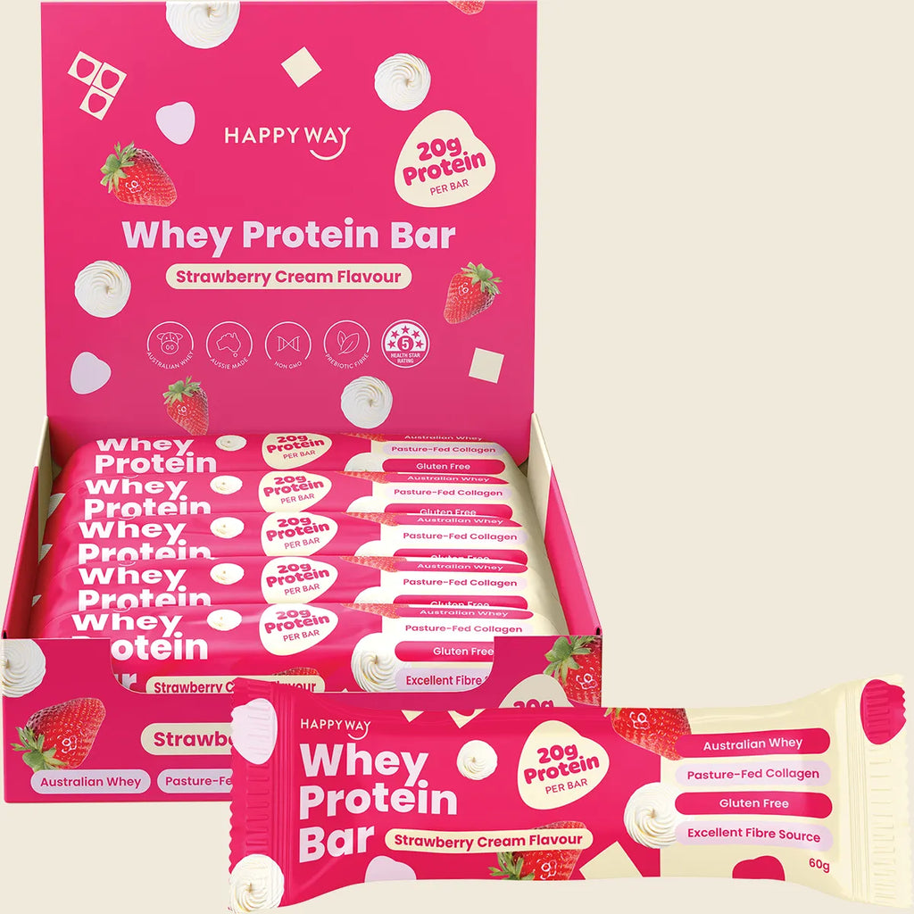 Whey Protein Bar Strawberry Cream 10x60g