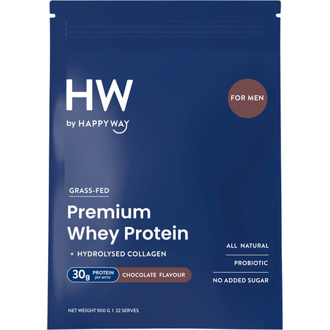 Men's Premium Whey Protein Powder Chocolate 900g