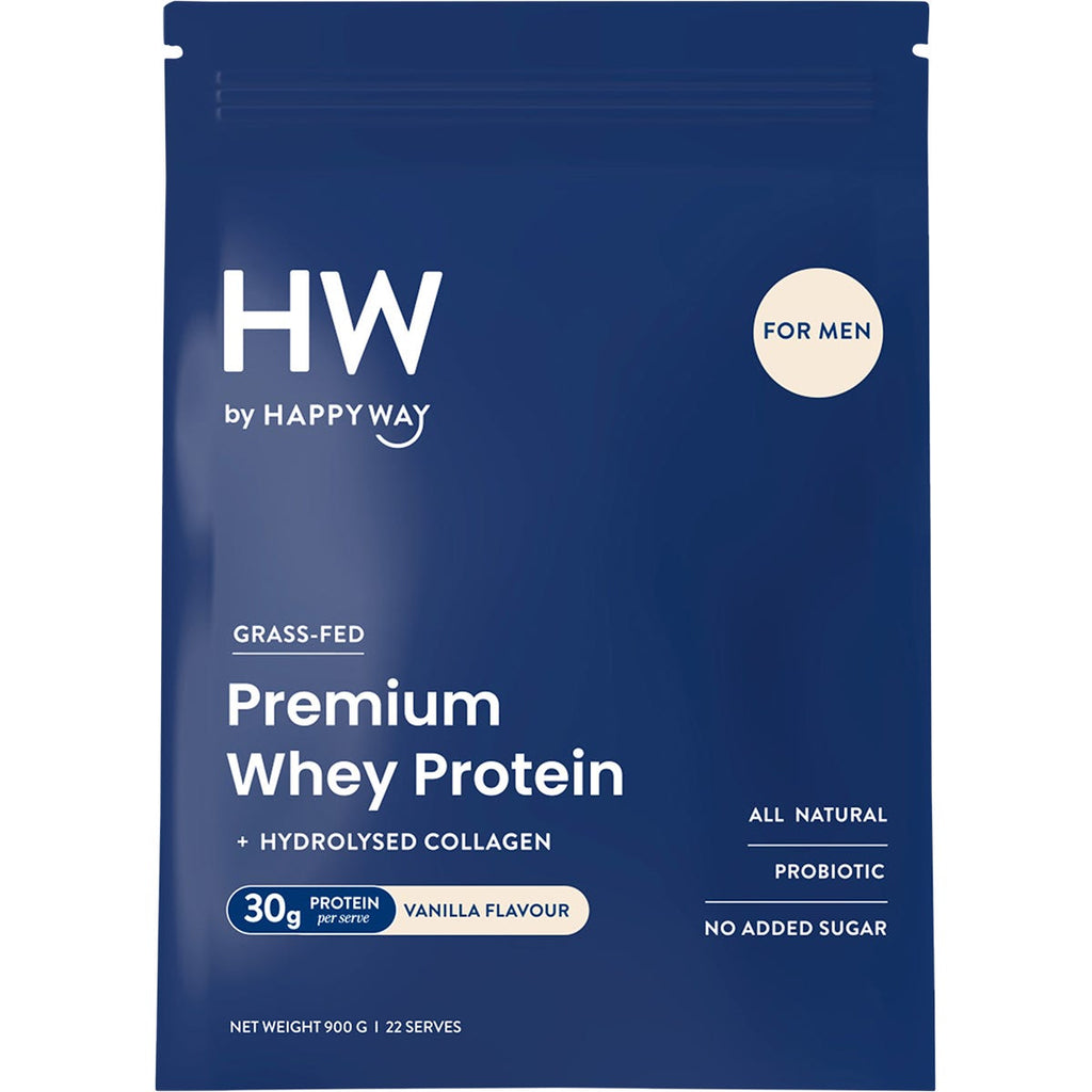 Men's Premium Whey Protein Powder Vanilla 900g