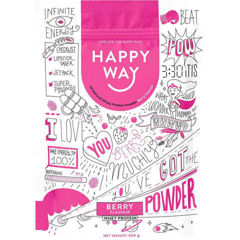 Whey Protein Powder Berry 500g