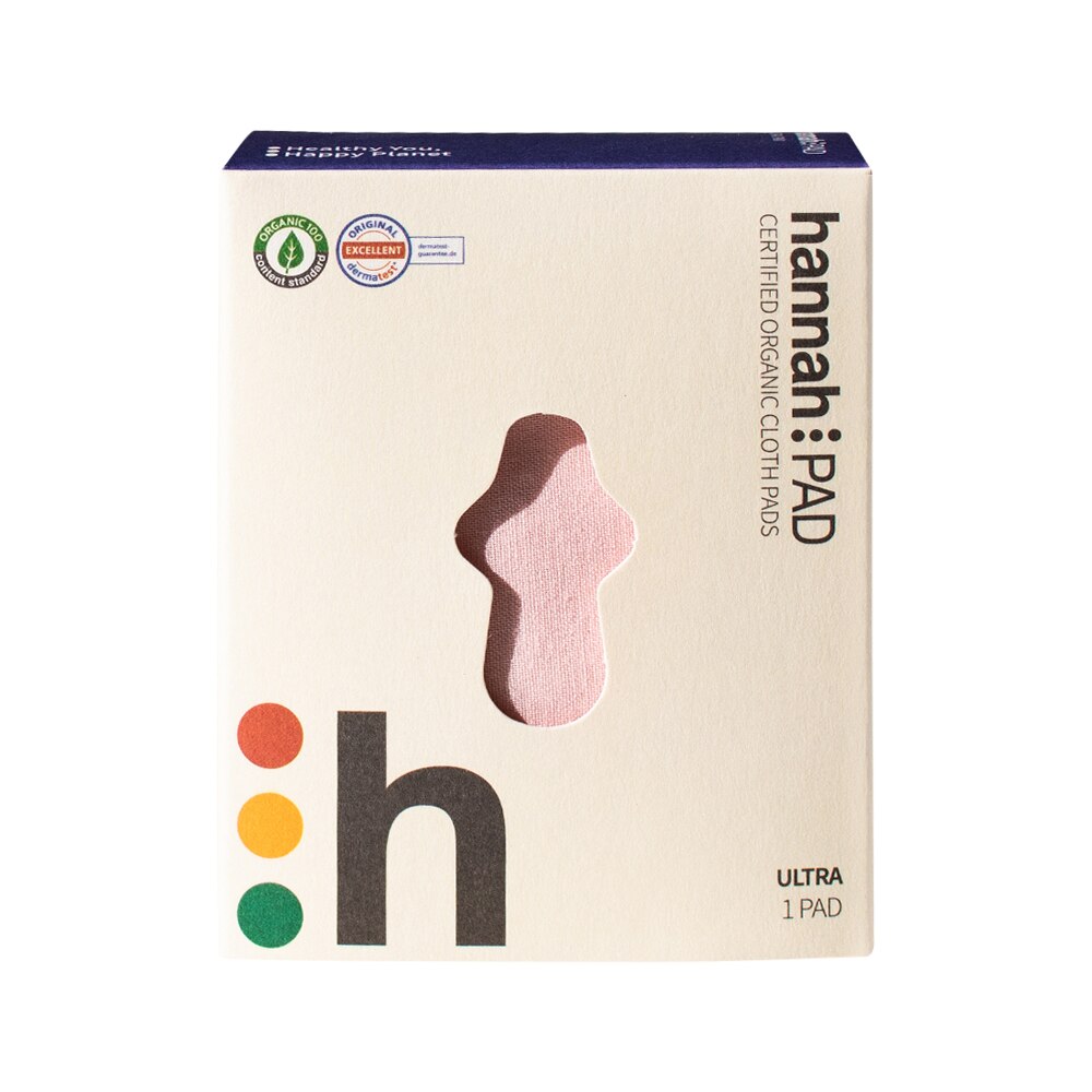 Hannah Pad Org Cotton Reusable Cloth Pad Ultra