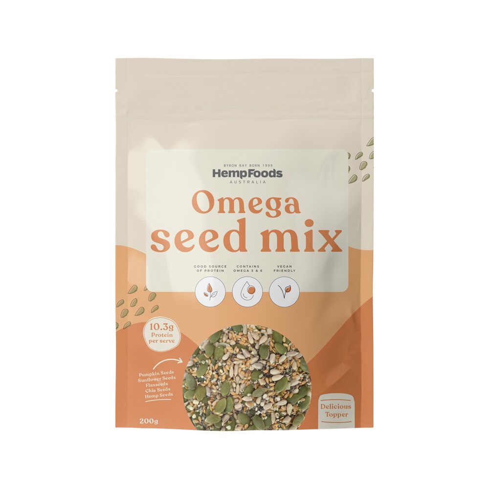 Hemp Foods Aust Seed Mix Omega 200g