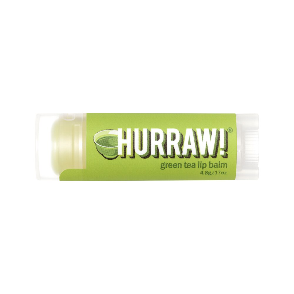 Hurraw! Org Lip Balm Green Tea 4.8g