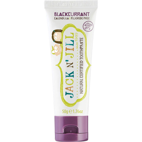 Toothpaste Children Blackcurrant Fluoride Free 6x50g