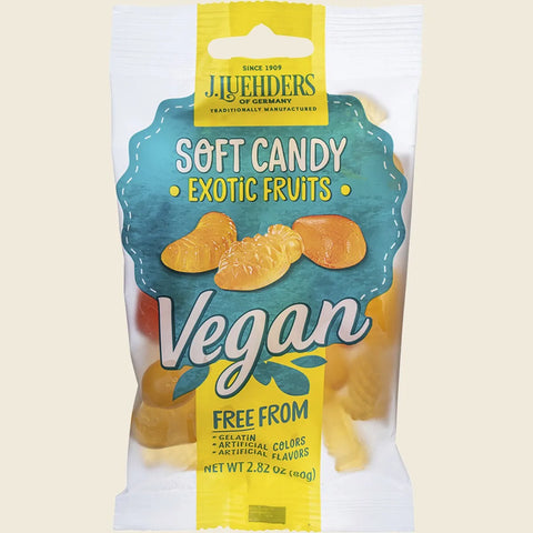 Soft Vegan Candy Exotic Fruits 10x80g