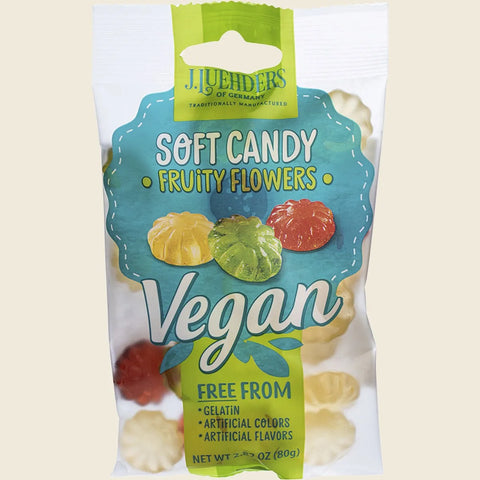 Soft Vegan Candy Fruity Flowers 10x80g