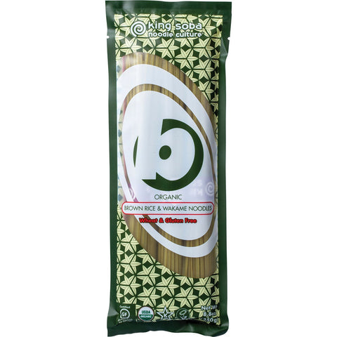 Organic Brown Rice & Wakame Noodles 250g