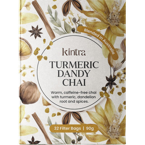 Herbal Tea Bags Turmeric Dandy Chai 32pk