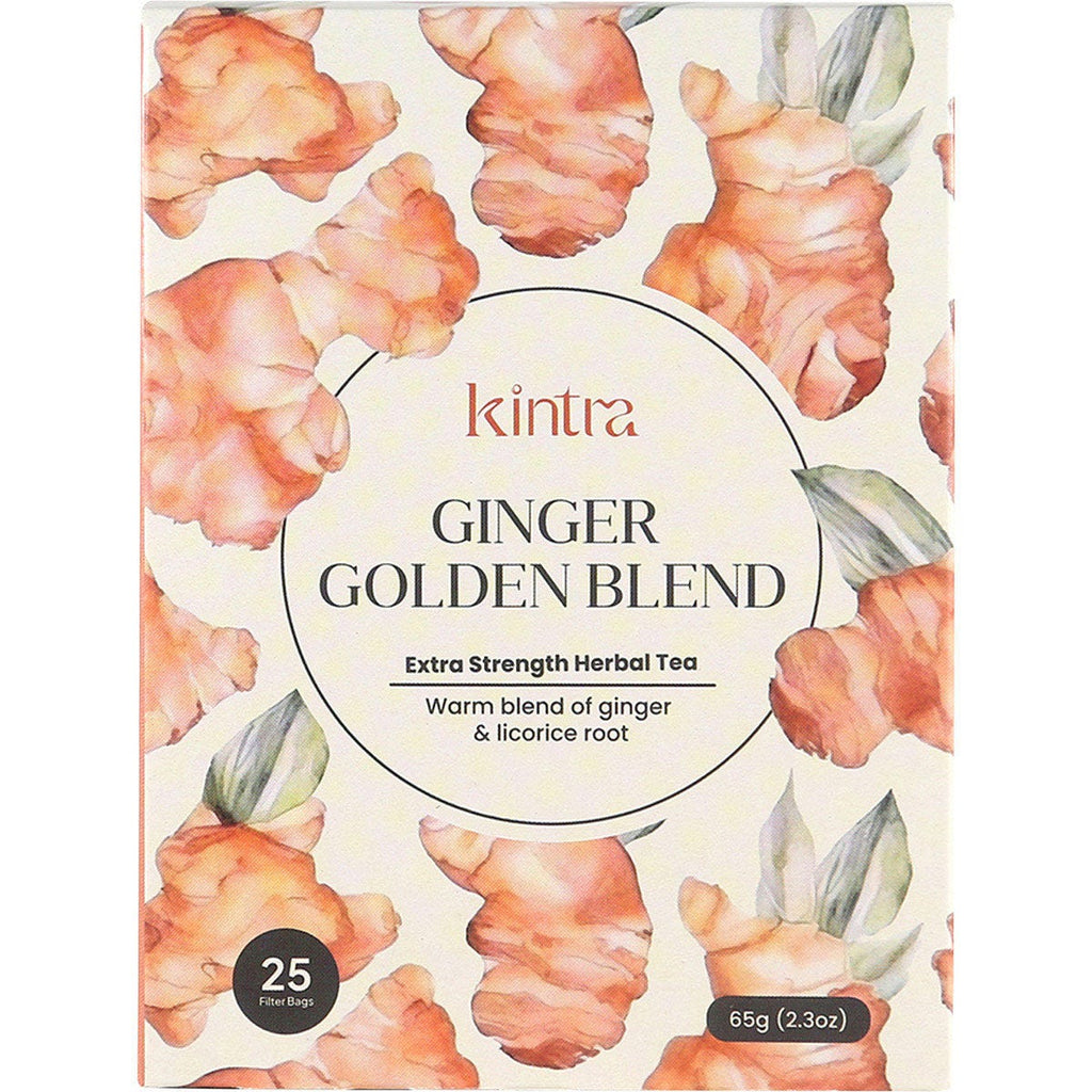 Herbal Tea Bags Ginger Golden Blend 25pk