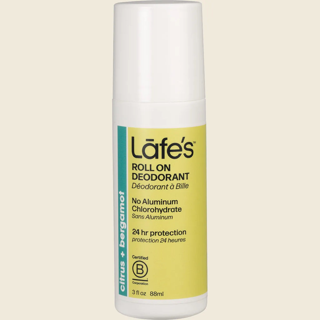 Roll On Deodorant Citrus + Bergamot 88ml