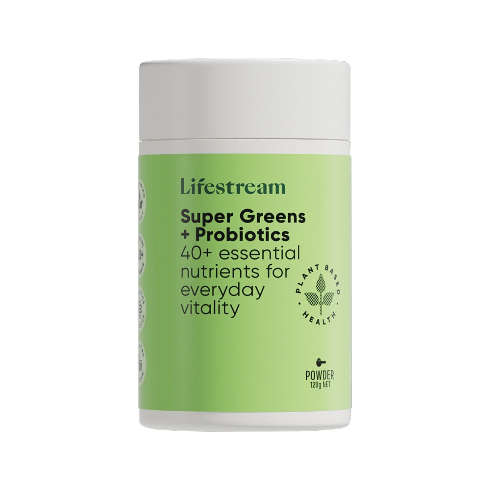 Lifestream Super Greens Plus Probiotics 120g