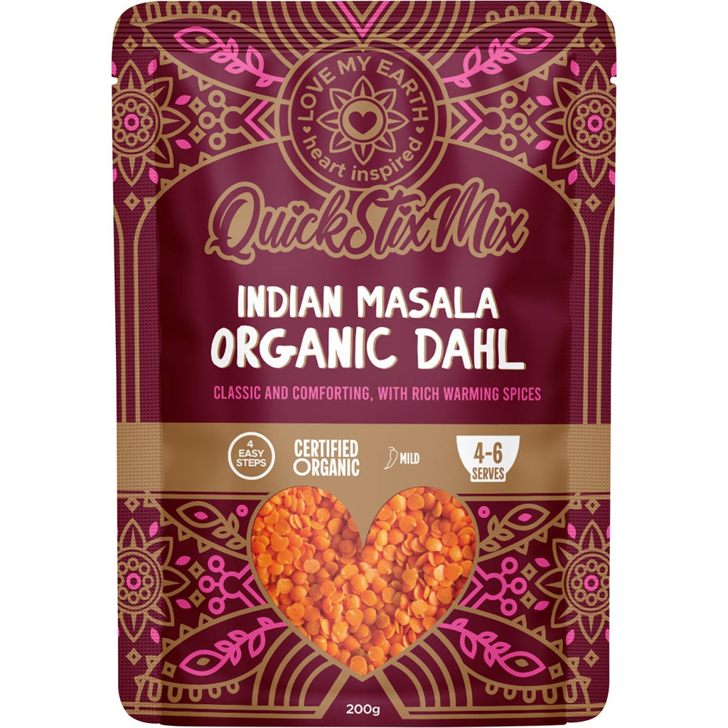 Quick Stix Mix Organic Dahl Indian Masala 200g