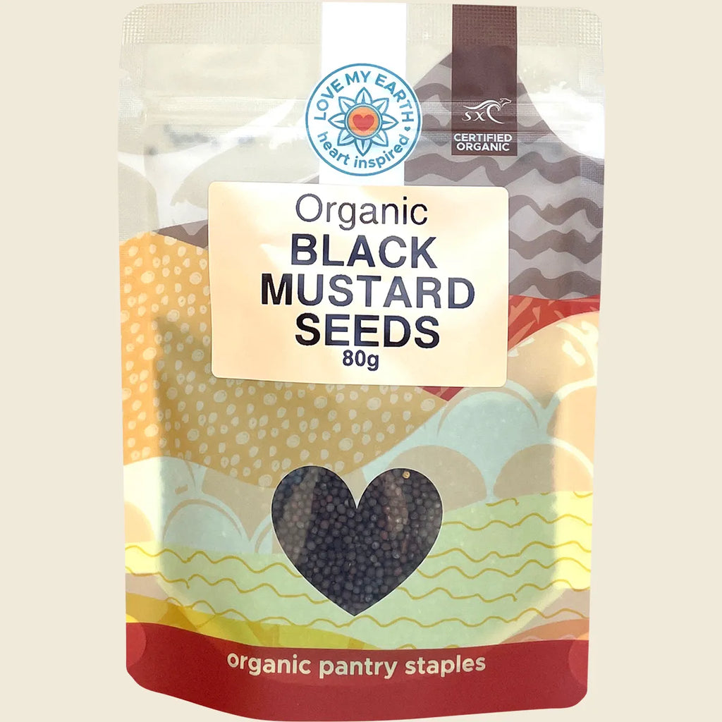 Organic Black Mustard Seeds 80g
