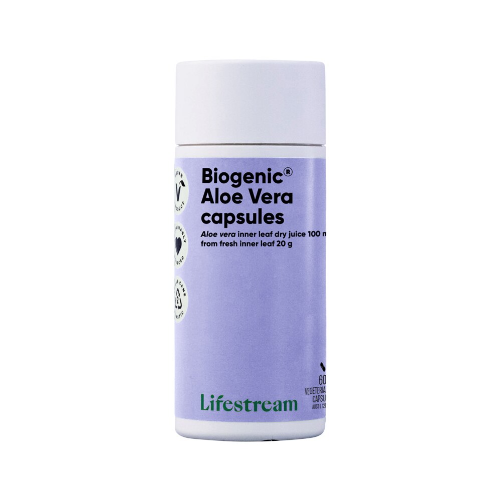 Lifestream Aloe Vera Biogenic Capsules 60vc