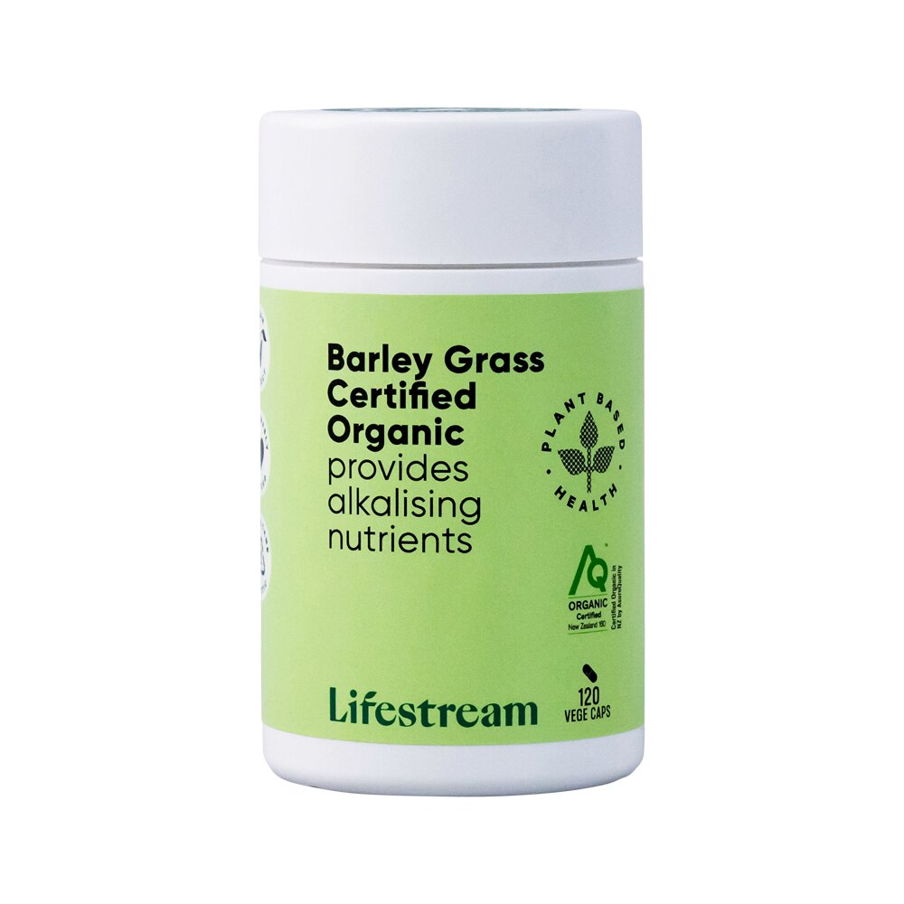 Lifestream Org Barley Grass 120vc