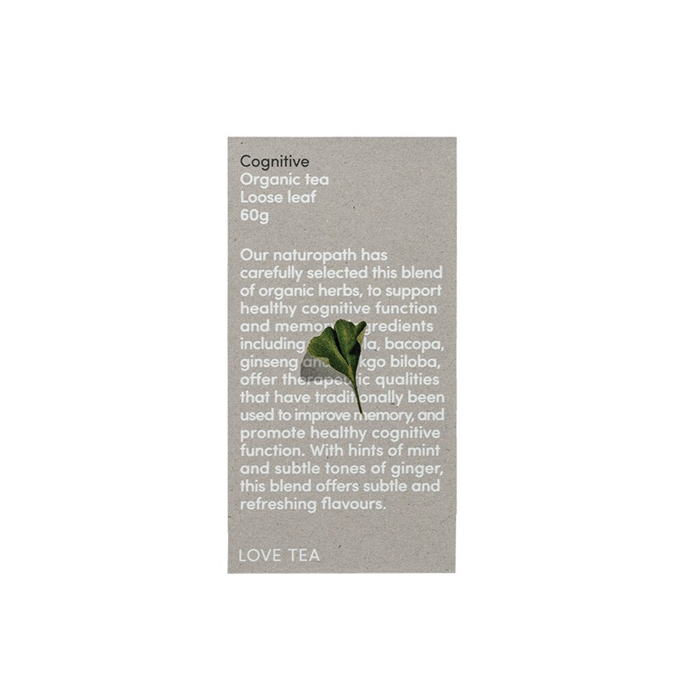 Love Tea Organic Cognitive Loose Leaf 60g