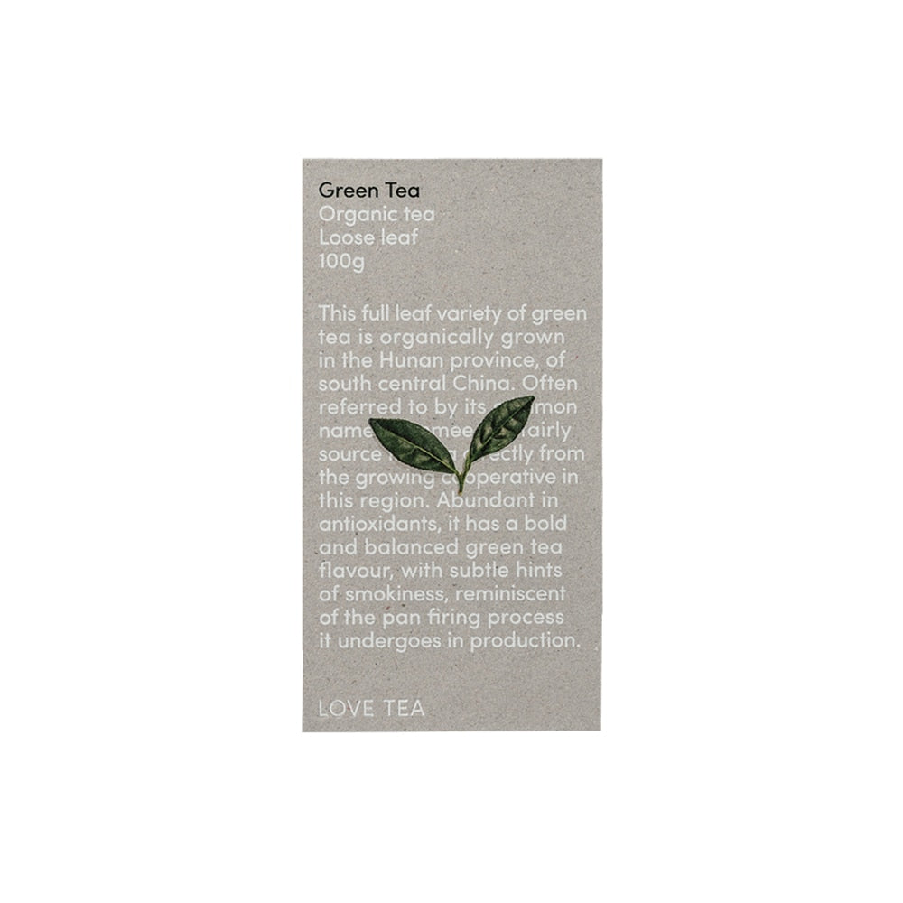 Love Tea Organic Green Tea Loose Leaf 100g