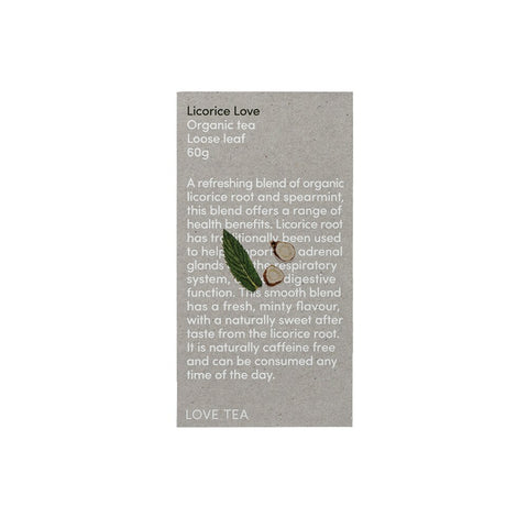 Love Tea Organic Licorice Love Loose Leaf 60g