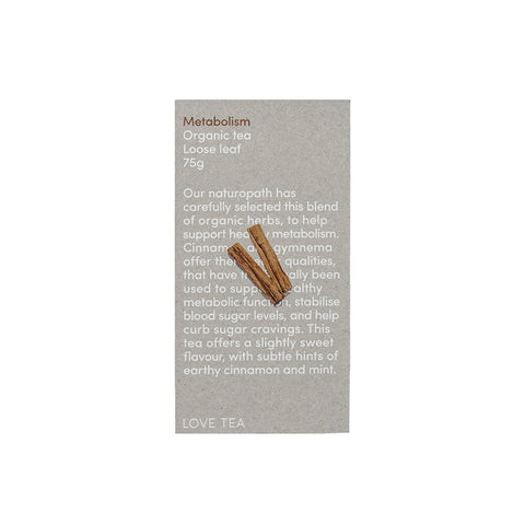 Love Tea Organic Metabolism Loose Leaf 75g