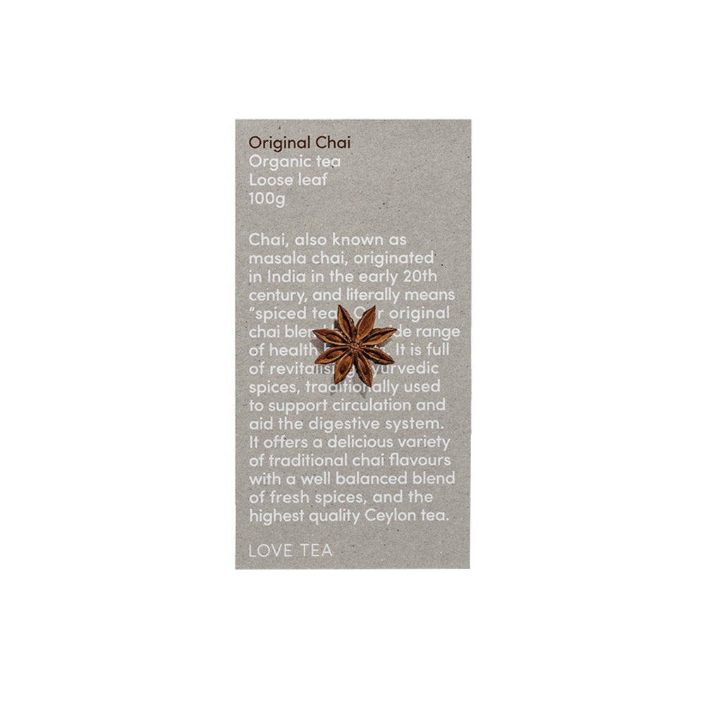 Love Tea Organic Original Chai Loose Leaf 100g