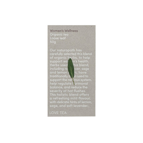 Love Tea Organic Women's Wellness Loose Leaf 50g