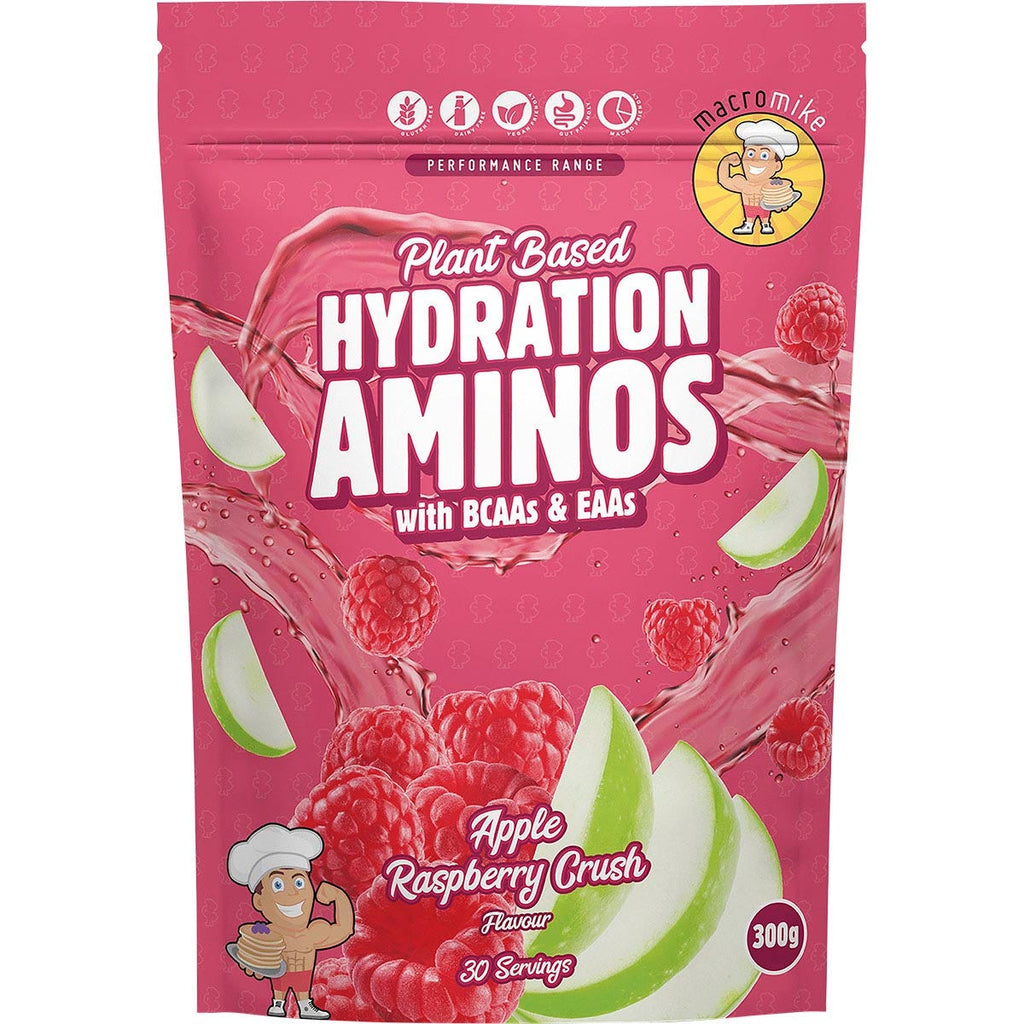 Plant Based Hydration Aminos Apple Raspberry Crush 300g