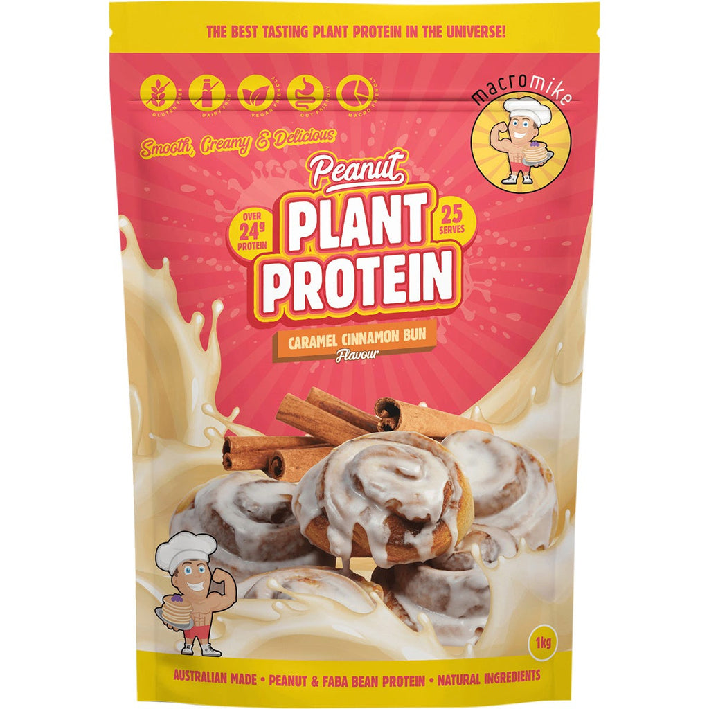 Peanut Plant Protein Caramel Cinnamon Bun 1kg