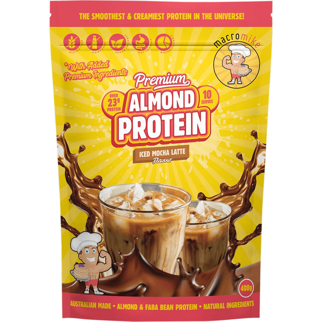 Premium Almond Protein Iced Mocha Latte 400g