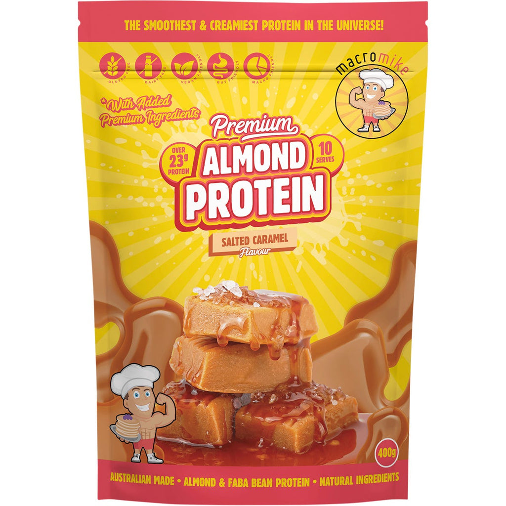 Premium Almond Protein Salted Caramel 400g