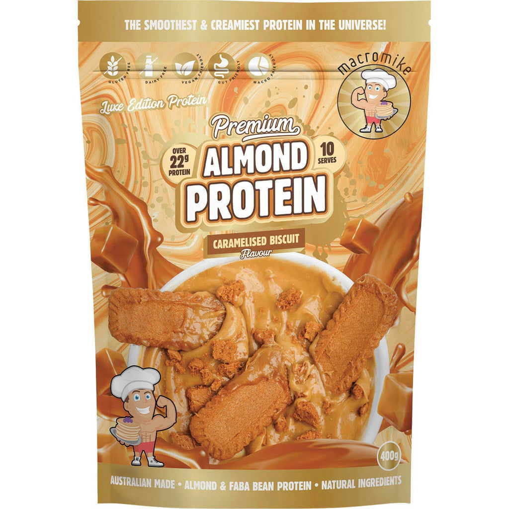 Premium Almond Protein Caramelised Biscuit 400g