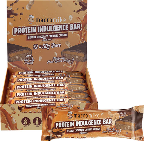 Protein Indulgence Bar Peanut Choc Caramel Crunch 12x50g