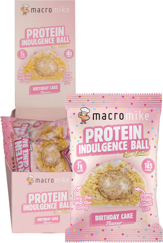 Protein Indulgence Ball Birthday Cake 12x40g