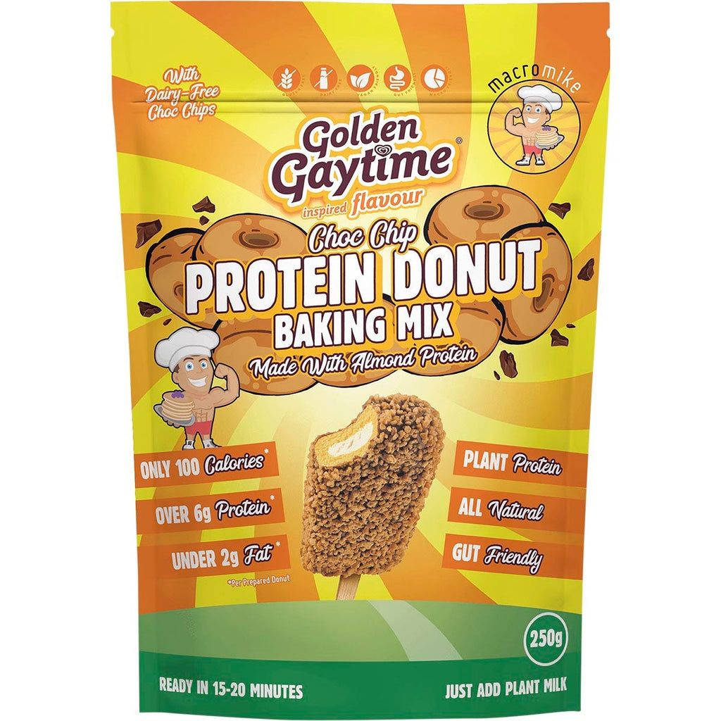 Protein Donut Baking Mix Golden Gaytime Choc Chip 250g