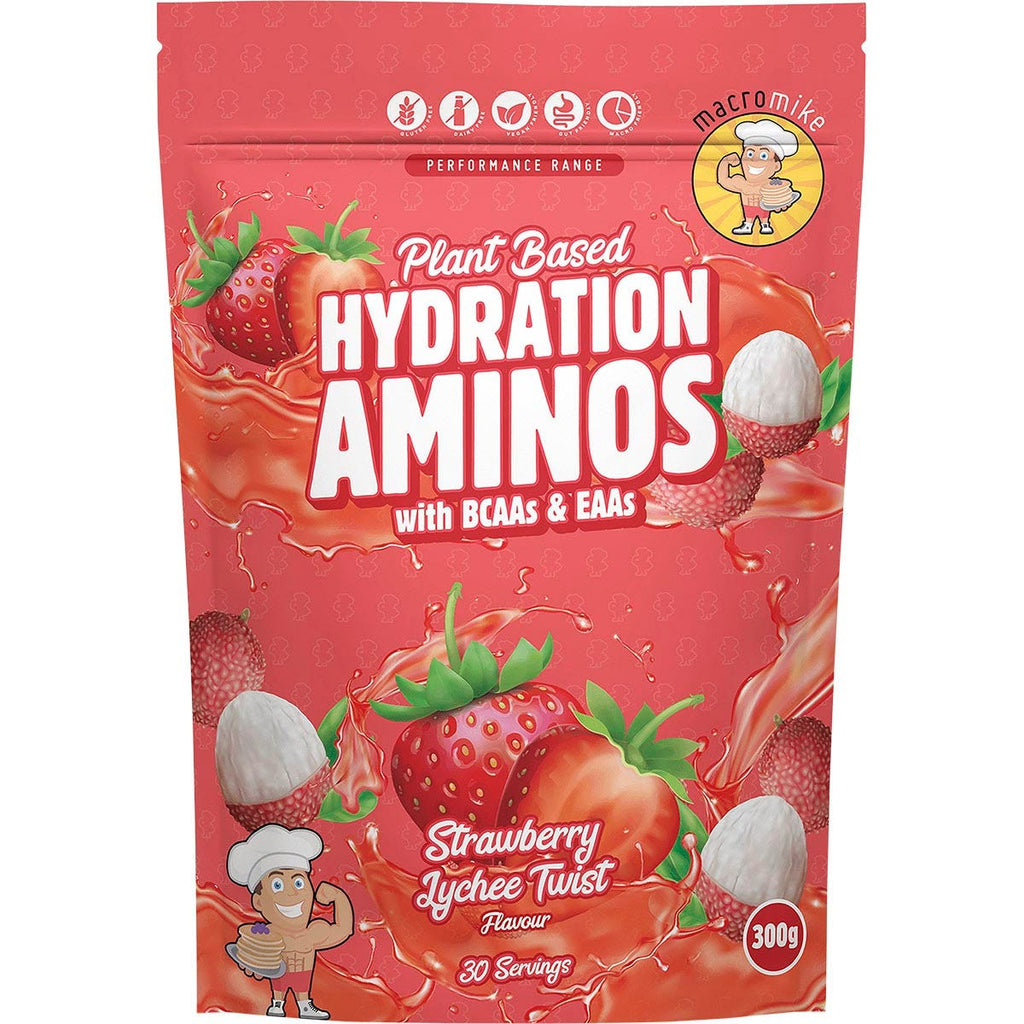 Plant-Based Aminos Strawberry Lychee 300g
