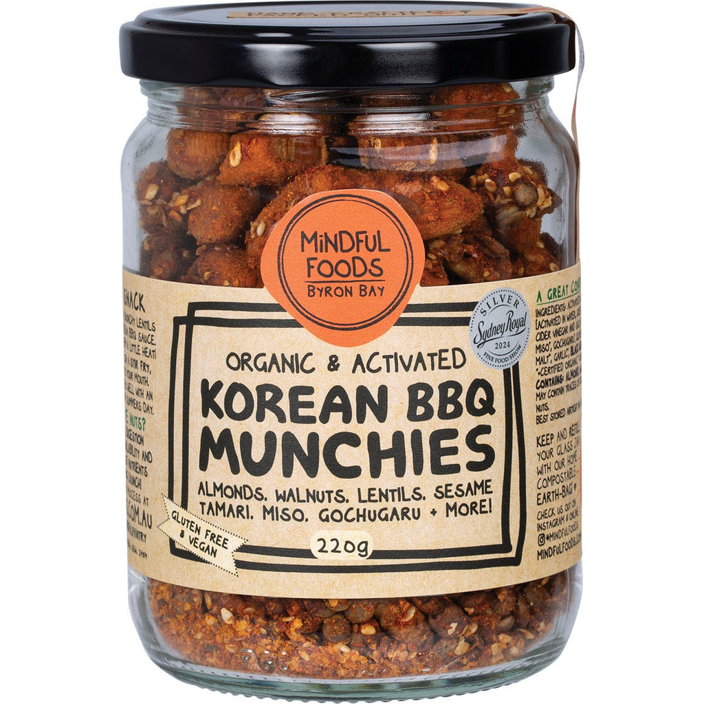Korean BBQ Munchies Organic & Activated 220g