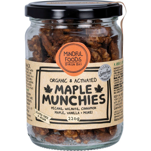 Maple Munchies Organic & Activated 220g