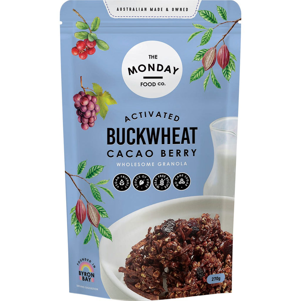 Activated Buckwheat Granola Cacao Berry 270g