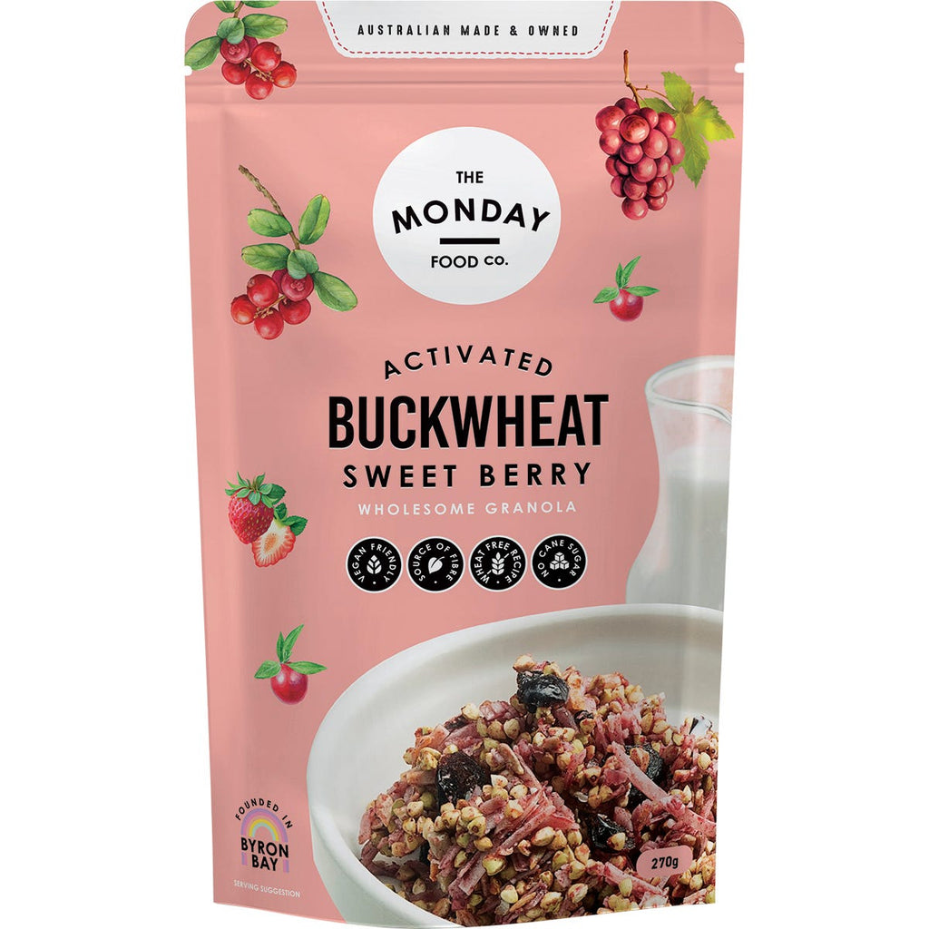Activated Buckwheat Granola Sweet Berry 270g