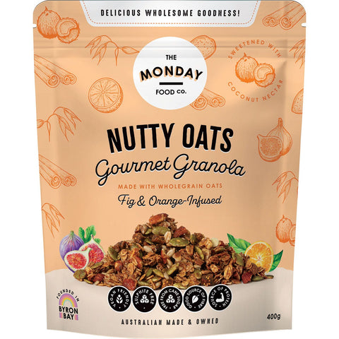 Nutty Oats Gourmet Granola Fig & Orange-Infused 400g