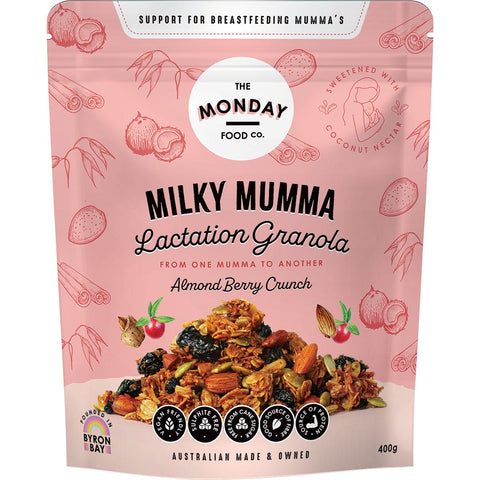 Milky Mumma Lactation Granola Almond Berry Crunch 400g