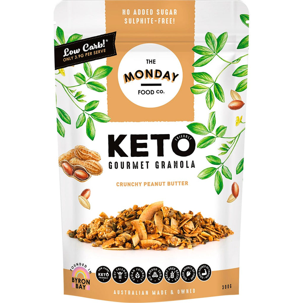 Keto Gourmet Granola Crunchy Peanut Butter 300g