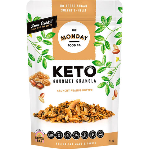 Keto Gourmet Granola Crunchy Peanut Butter 300g