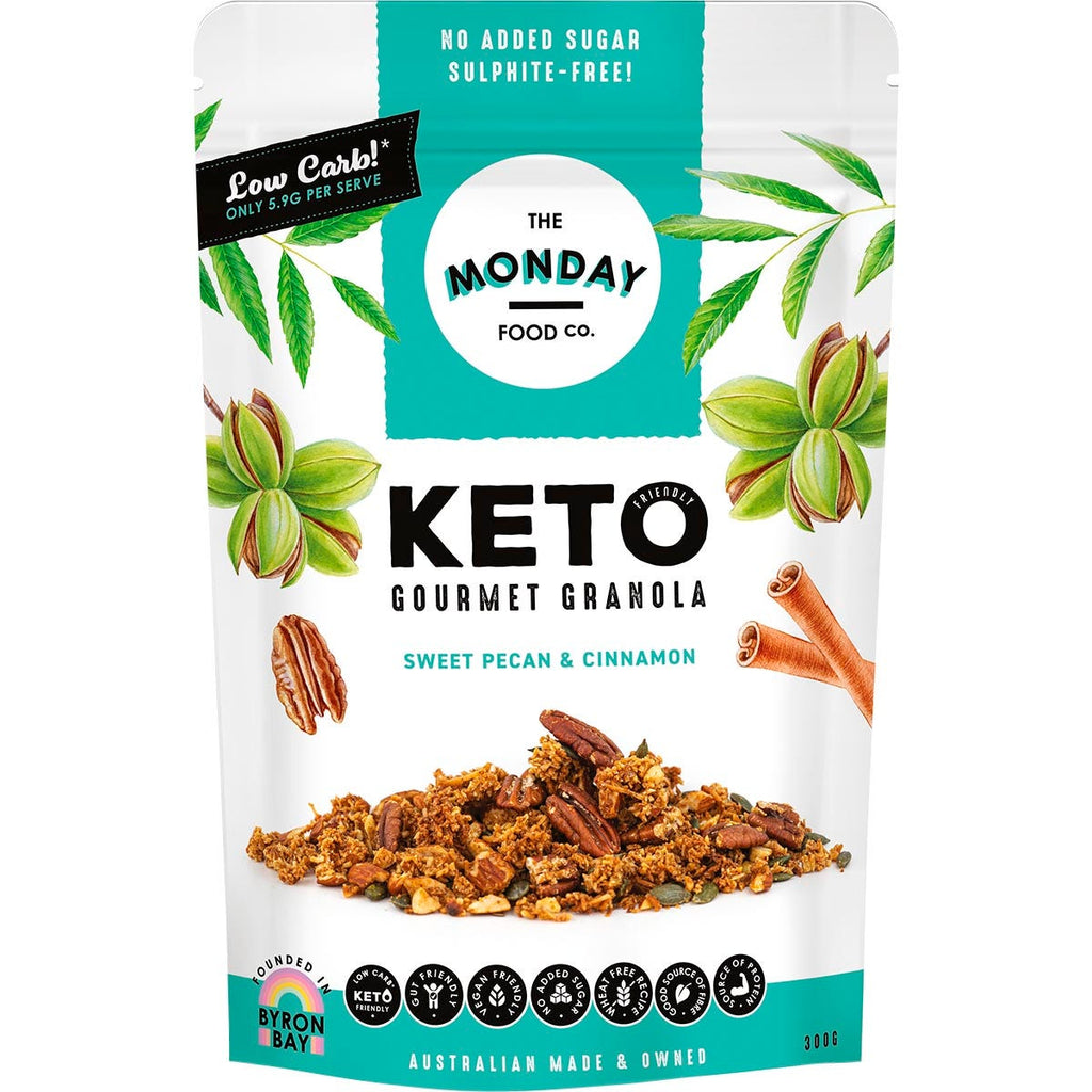 Keto Gourmet Granola Sweet Cinnamon Pecan 300g