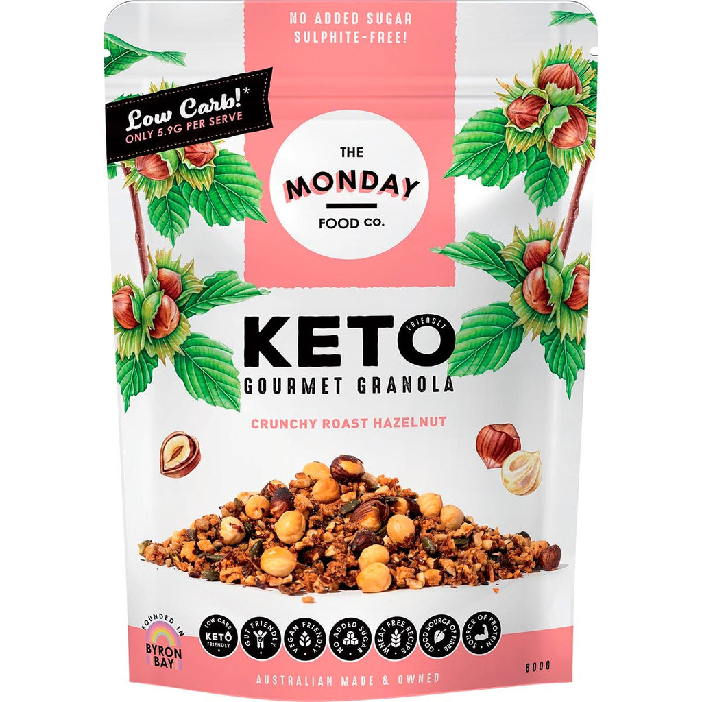 Keto Gourmet Granola Crunchy Roast Hazelnut 800g