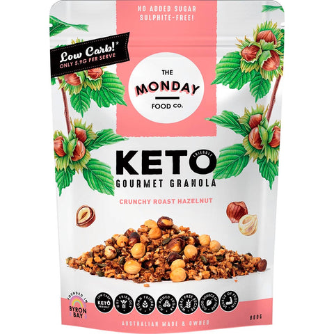 Keto Gourmet Granola Crunchy Roast Hazelnut 800g