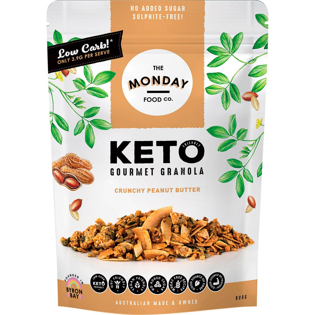 Keto Gourmet Granola Crunchy Peanut Butter 800g